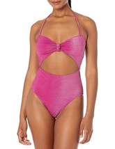 $98 Bcbgeneration Knot Front Cut Out Tummy Control Quick Dry One Piece Size XS - £12.80 GBP