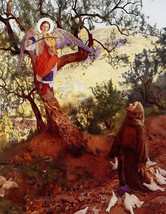 St. Francis and the Heavenly Melody – Frank Cadogan Cowper – Beautiful C... - £10.12 GBP+