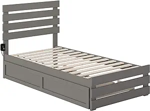 AFI Oxford Twin Bed with Footboard and USB Turbo Charger with Twin Trund... - $587.99