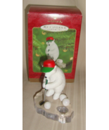 Hallmark 2000  &quot;Golfer Supreme&quot; Ornament Polar Bear Golfer w Club Ball V... - €7,73 EUR