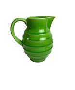 Vintage Beehive Ringware Green 7&quot; H Decorative Pitcher Germany - $24.00