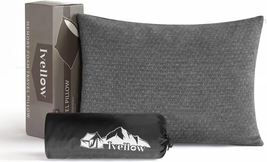 Ivellow Memory Foam Travel Pillow Compressible Camping Pillow for Sleepi... - $35.46