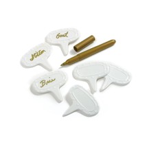Norpro 347 Cheese Marker Set with Pen, 7-Piece,White - £19.81 GBP
