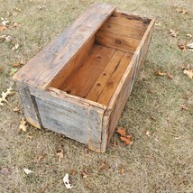 Vintage 1920s Chauchat  Ammunition Wood Box Crate Wooden New Cumberland PA - £78.00 GBP
