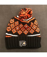 Philadelphia Flyers NHL Hockey Pom Pom Knit Beanie Hat Cap One Size Fits... - $29.99
