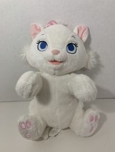 Disney Parks Babies Aristocrats Marie cat kitten pink white plush stuffed toy 9&quot; - £7.73 GBP