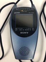 Mint  SONY WATCHMAN MODEL NO: FDL-221R PORTABLE TV And Radio - £24.40 GBP