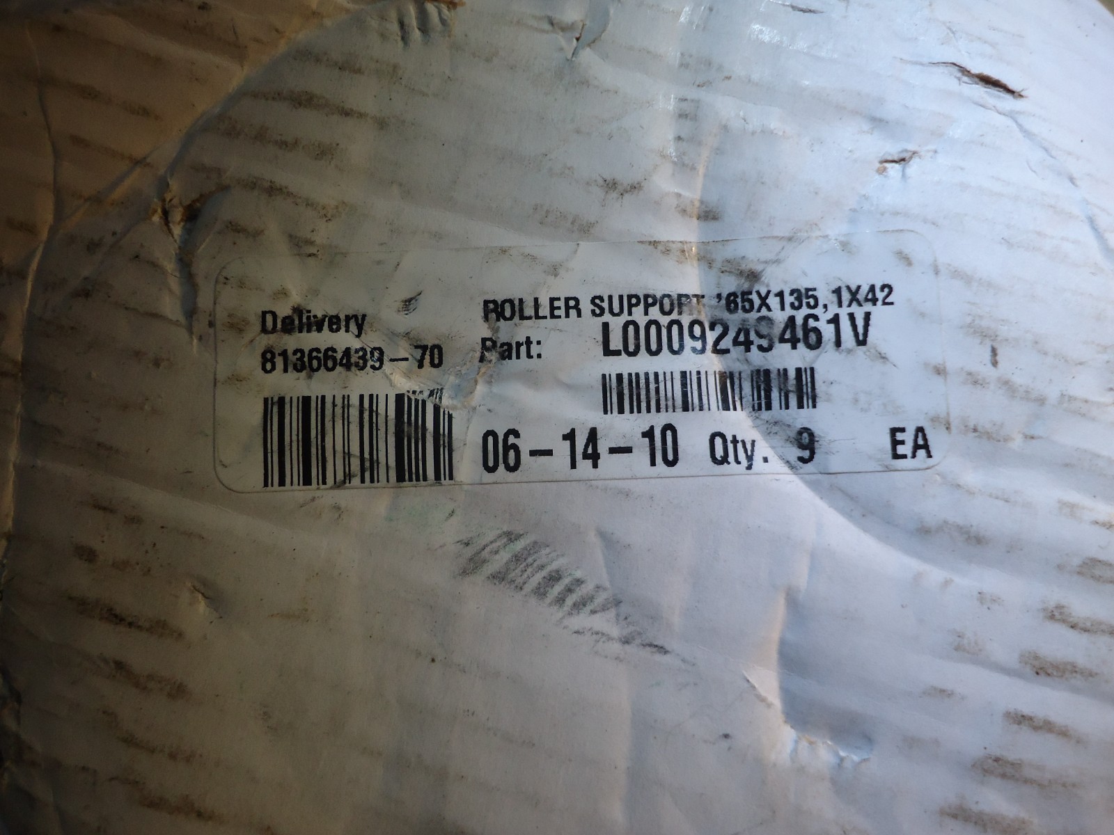 Linde ROLLER SUPPORT 65 X 135 1 X 42 L0009249461V  81366439-70 Item image 3