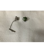 Green Stone Tie Pin Sarah Coventry - $10.55 CAD