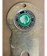 First Warsaw Golf &amp; Country Club Golf Ball Marker Used 3&quot; long - £15.69 GBP