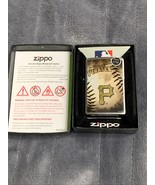 ZIPPO 2015 MLB BASEBALL PITTSBURGH PIRATES CHROME LIGHTER SEALED IN BOX - $39.21 CAD
