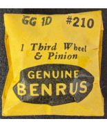 NOS Genuine BENRUS - GG1D - Part# 210 - Third Wheel &amp; Pinion - €21,23 EUR