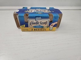 SC Johnson Glade Candle Scents 2 Refills Vanilla NIP NOS Vintage 1996 - $8.99