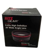 Ritz Gear .43x High Definition AF Wide Angle Lens NEW In BOX  - $310.09 MXN