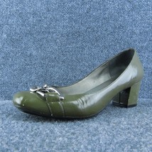 Me Too Perri2 Women Pump Heel Shoes Gray Patent Leather Size 8.5 Medium - £19.50 GBP