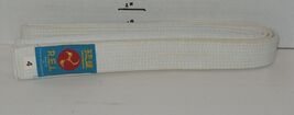 R.E.I REI Taekwondo White Karate Belt Judo Jiu jitsu Martial Arts Sz 4 - $14.80