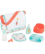 Corolle Baby Doll Changing Bag and Accessories Set - 7-Piece Set Include... - £31.52 GBP