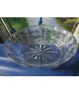 Crystal Oval Centerpiece/Round Fruit Bowl Optic Paneled Compatible with ... - $74.47+