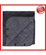 Extra Large Windproof Camping Blanket with Sherpa Lining - 79&quot;x79&quot; Comfort - $57.41