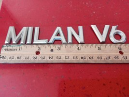 06 07 08 09 10 11 12 Mercury Milan V6 Rear Emblem Logo Badge Sign Used Oem - £8.32 GBP