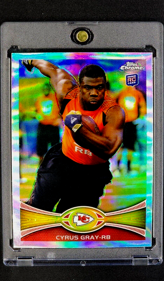 Primary image for 2012 Topps Chrome Refractor #49 Cyrus Gray RC Rookie *Great Looking Card*