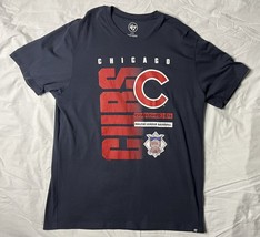 47’ Brand T Shirt Men’s XL Blue Chicago Cubs Graphic Short Sleeve MLB Ba... - €10,42 EUR