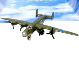 B-24 Liberator Bomber WW2 Diecast Aircraft Model, Motormax 4.5 Inch - £29.81 GBP