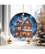 Gingerbread Cottage Ornament | Christmas Keepsake Gingerbread House Deco... - $19.99