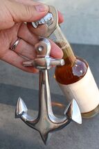 Aluminum Sleek Nautical Port Sailor Ship Trident Anchor Hand Bottle Opener - €15,41 EUR