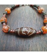 Vecchio bracciale AFRICANO Yemenita Soleimani corniola perline - $70.73