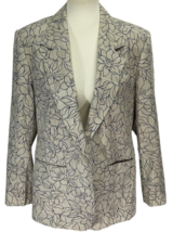Vintage Country Sophisticates By Pendleton Floral Blazer Silk Rayon Blend Sz 10 - £35.27 GBP