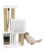 TRIXIE Cat Scratching Post BE NORDIC Skadi White and Sand - £189.62 GBP