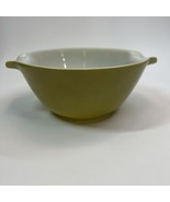 VTG Anchor Hocking Fire King Bowl 10” Avocado Green Handled Cinderella M... - $19.75