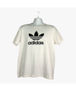 Adidas Mens Short-Sleeve Trefoil Logo Graphic T-Shirt Sz Medium - $13.66