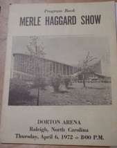 Merle Haggard 1980 Downbeat Magazine Country Jazz Raleigh 1972 Program +... - $29.77