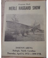 Merle Haggard 1980 Downbeat Magazine Country Jazz Raleigh 1972 Program +... - $29.77