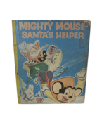 Terrytunes Mighty Mouse Santa's Helper 1955 Treasure Book Chistmas vintage used