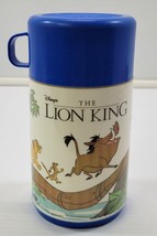 M) Vintage Disney&#39;s The Lion King Plastic Lunch Box Container Aladdin 8 ... - $181.64 MXN