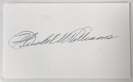Hershel W. Williams Signed Autographed Vintage 3x5 Index Card - Medal of Honor # - £15.81 GBP