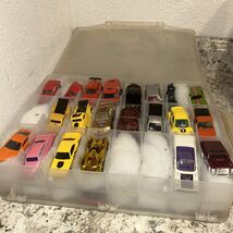 Hat Wheel Lot Of 38 Cars With Clear Carrying Case Some Rare Nice Cars - $72.04