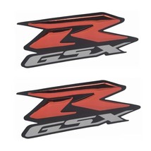 2pcs 3D GSXR Motorcycle Sticker Decal Emblem Raised Reflective Fairing Stickers  - £36.96 GBP