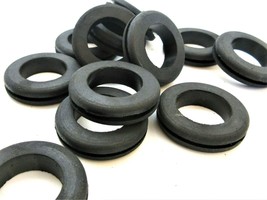 Rubber Wire Grommets for 1&quot; panel hole x 3/4&quot; ID w 1/16 Groove Panel Bushings - £8.02 GBP+
