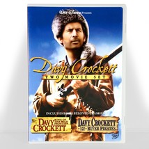 Davy Crockett, King of the Wild Frontier &amp; River Pirates (DVD, 1955) Like New ! - £7.45 GBP