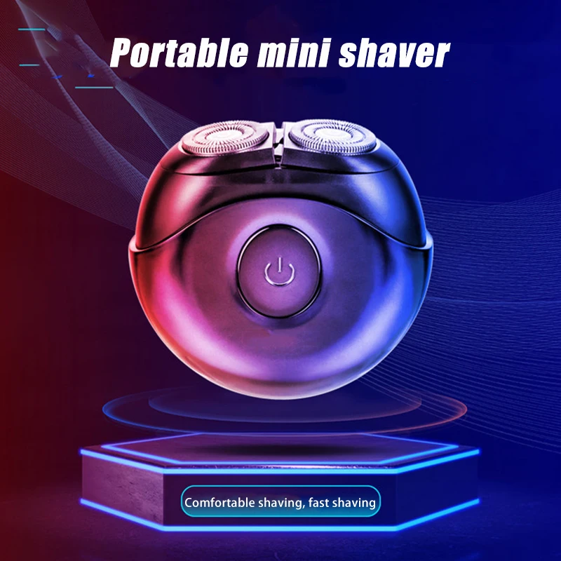 Haver mini razor usb rechargeable electric shaver face wireless shaver wet dry dual use thumb200