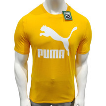 Nwt Puma Msrp $40.99 Classics Men&#39;s Tangerine Crew Neck Short Sleeve T-SHIRT S M - £14.85 GBP