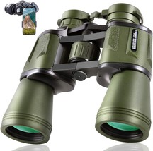 20X50 Hunting Binoculars For Adults With Low Light Night Vision - 28Mm, Green. - £46.94 GBP