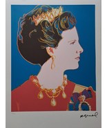 Andy Warhol Signed - Queen Margrethe II of Denmark - Certificate Leo Cas... - $59.00
