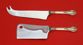 Royal Dynasty By Kirk - Stieff Sterling Silver Cheese Serving Set 2P Hhws Custom - £94.17 GBP