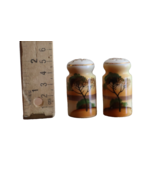 Vintage Noritake China Tree In The Meadow Small Salt &amp; Pepper Shakers 2&quot; - $14.95