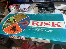 Vintage Risk Continental Game 1959 1963  Parker Brothers - $22.00